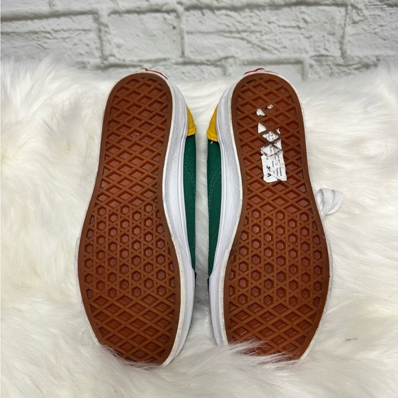 Vans Kids Sneakers in Blue and Green - Picture 4 of 6